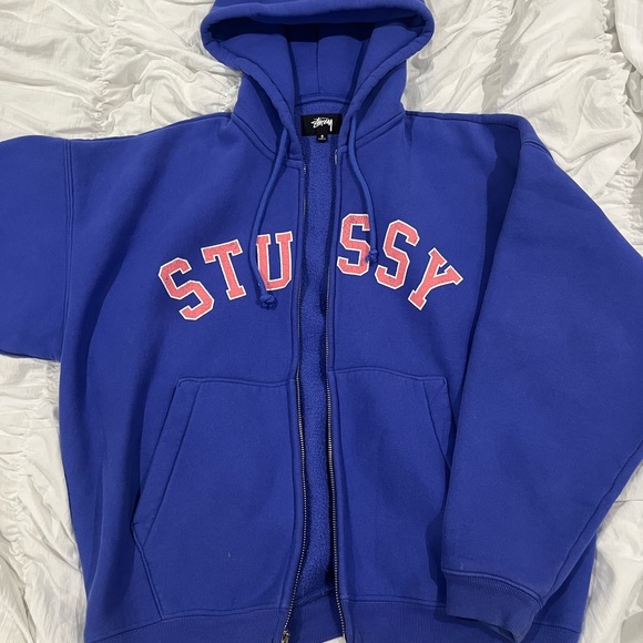 STUSSY Faded Graphic Zip Hoodie - Picture 2 of 5